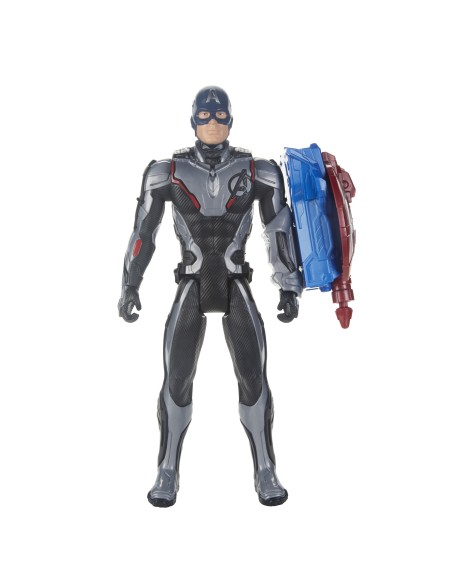 Hasbro Marvel Avengers  Endgame - Captain America Titan Hero con Power FX incluso - Action Figure da 30 cm