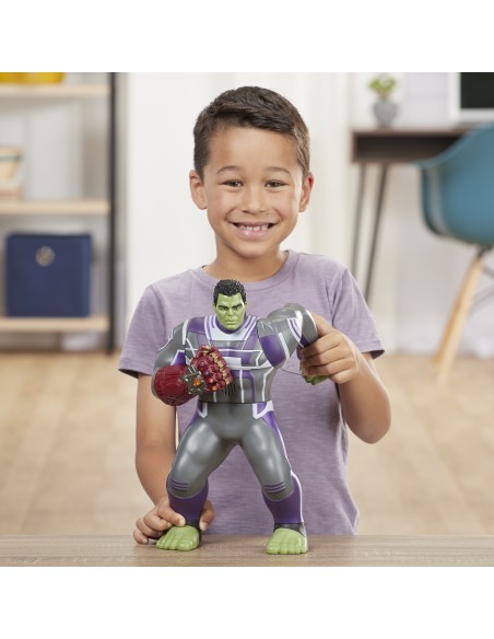 Hasbro Avengers  Endgame - Hulk Pugni Invincibili (action figure elettronica con 20 suoni e frasi)