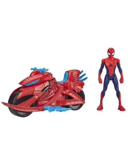 Hasbro Spider-Man - Personaggio con veicolo moto