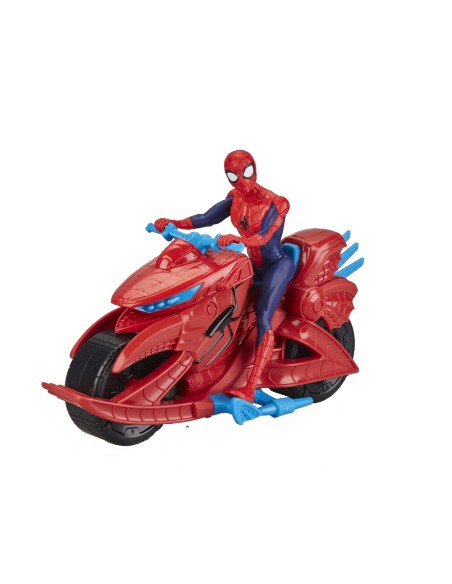 Hasbro Spider-Man - Personaggio con veicolo moto