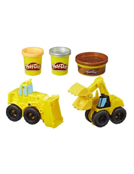 Play-Doh Wheels Excavator and Loader Pasta modellabile 56 g Multicolore 1 pz