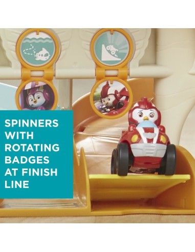 Hasbro Top Wing - Pista delle Missioni (comprende una rampa di lancio dotata di un doppio trampolino per i veicoli Top Wing,