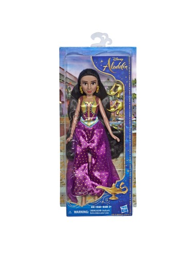 Hasbro Disney Aladdin - Jasmine (Fashion Doll Deluxe con abito, scarpe ed accessori)