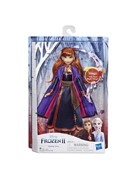 Hasbro Disney Frozen 2 - Anna ed Elsa cantanti, con musica e abito che si illumina (bambole in modelli assortiti, ispirate al