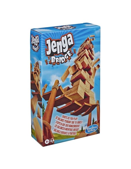 Hasbro Jenga Bridge Block Stacking Game for Kids Gioco da tavolo Guerra