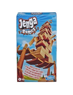 Hasbro Jenga Bridge Block Stacking Game for Kids Gioco da tavolo Guerra 2