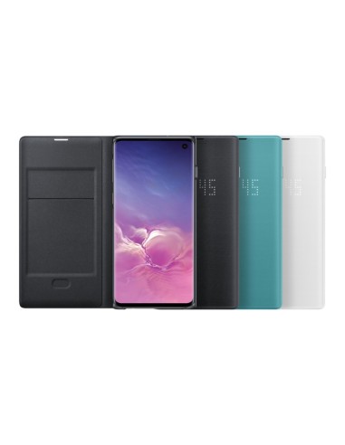 Samsung EF-NG973 custodia per cellulare 15,5 cm (6.1") Custodia flip a libro Bianco