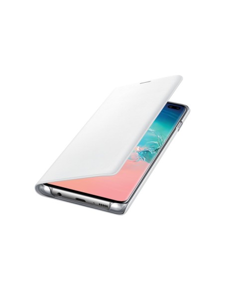 Samsung EF-NG975 custodia per cellulare 16,3 cm (6.4") Custodia flip a libro Bianco