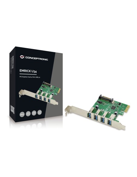 Conceptronic EMRICK02G scheda di interfaccia e adattatore Interno USB 3.2 Gen 1 (3.1 Gen 1)