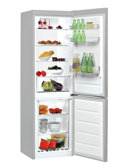 Indesit LR8 S1 F S frigorifero con congelatore Libera installazione 337 L Argento