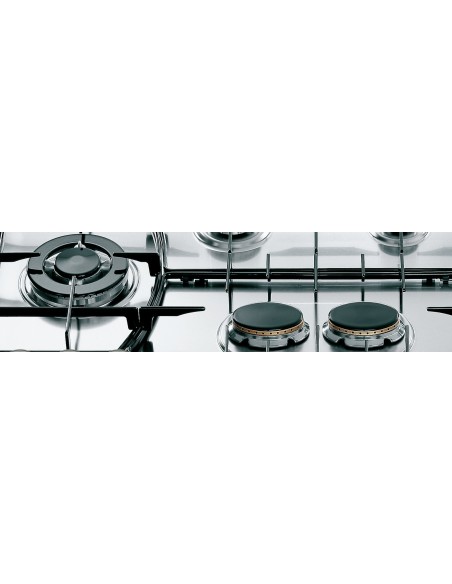 Hotpoint PHN 962 TS IX HA Acciaio inossidabile Da incasso 90 cm Gas 6 Fornello(i)