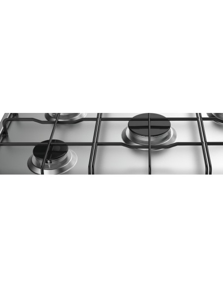 Indesit THP 752 IX I Acciaio inossidabile Da incasso 73 cm Gas 5 Fornello(i)