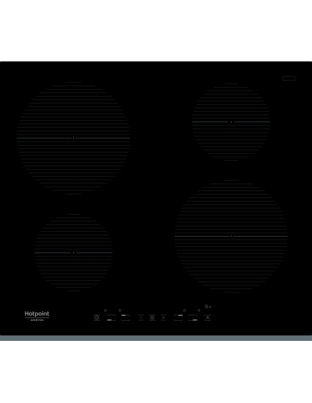 Hotpoint IKIA 640 F piano cottura Nero Da incasso 58 cm Piano cottura a induzione 4 Fornello(i)