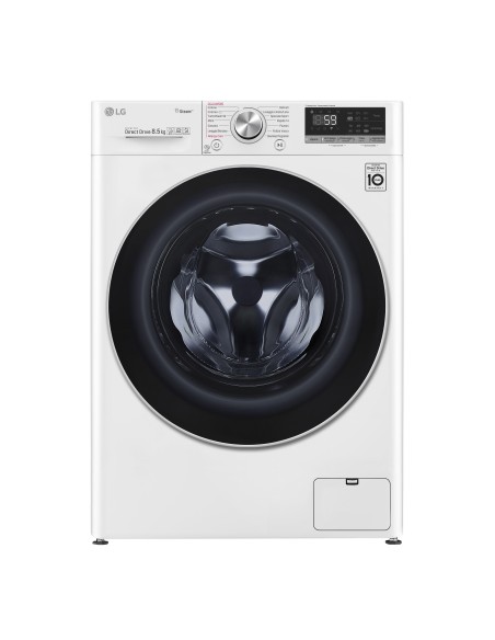 LG F2WV7S8P1 Lavatrice Slim Intelligente AIDD 8.5kg Vapore TurboWash 1400 Giri min Carica frontale Classe A+++-30%