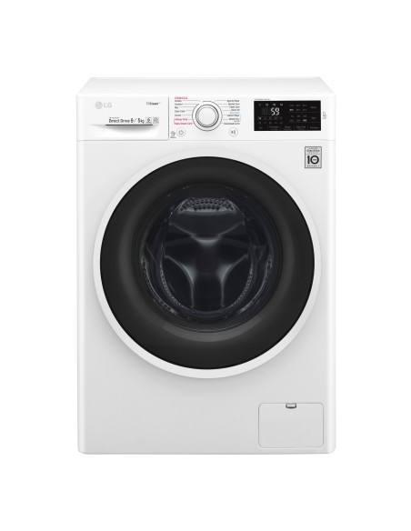 LG F4J6VG0W lavasciuga Libera installazione Caricamento frontale Bianco