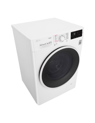 LG F4J6VG0W lavasciuga Libera installazione Caricamento frontale Bianco