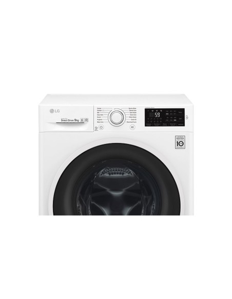LG F4J6VN0W lavatrice 9 kg Libera installazione Carica frontale 1400 Giri min Bianco