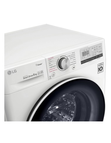 LG F4WV408S0E Lavatrice Intelligente AIDD 8kg Vapore 1400 Giri min Carica frontale Classe A+++-40%