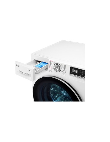LG F4WV709P1 Lavatrice Intelligente AIDD 9kg Vapore TurboWash 1400 Giri min Carica frontale Classe A+++-40%