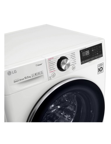 LG F4WV910P2 Lavatrice Intelligente AIDD 10,5kg Vapore TurboWash 360 1400 Giri min Carica frontale Classe A+++-50%