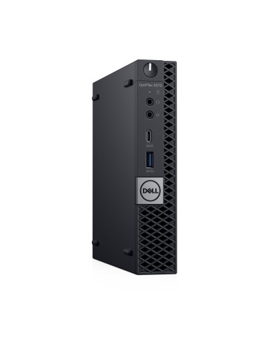 DELL OptiPlex 5070 DDR4-SDRAM i7-9700T MFF Intel® Core™ i7 8 GB 256 GB SSD Windows 10 Pro Mini PC Nero