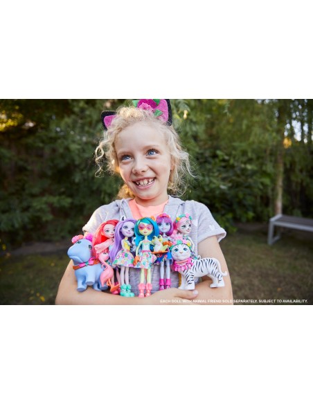 Mattel Enchantimals Bambole con amici cuccioli, Assortimento, FNH22
