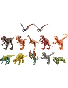 Mattel Jurassic World Dino Azione & Attacco, Dinosauri Articolati, Assortimento, FPF11 2