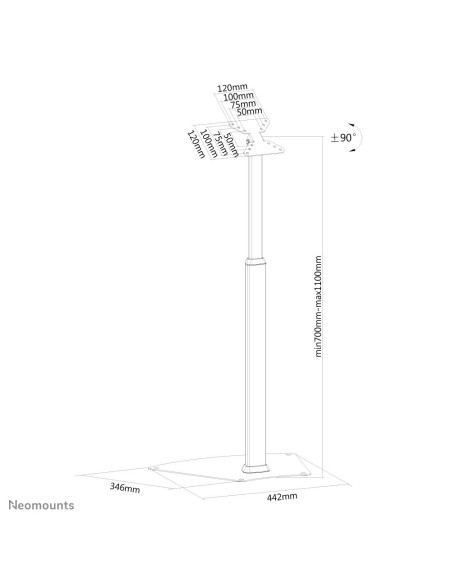 Neomounts by Newstar Supporto da pavimento