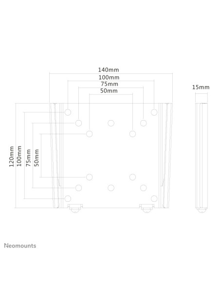 Neomounts by Newstar Supporto a parete per monitor TV