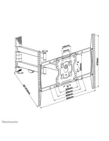 Neomounts by Newstar Supporto a parete per TV