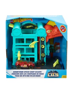 Hot Wheels Playset City con Macchinina, Assortimento, FRH28 Auto e corsa