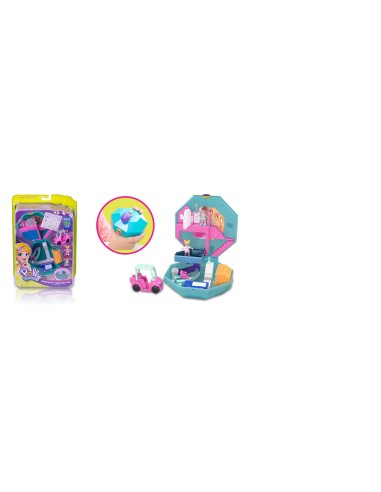 Mattel Games Polly Pocket Playset Mondo Tascabile a tema con sorprese da rivelare, Assortimento, FRY35