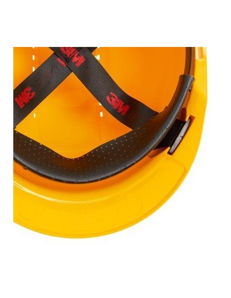3M G3000CUV-GU casco di sicurezza Pelle, Plastica Giallo