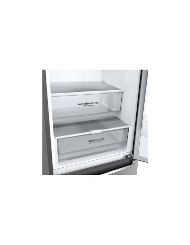 LG GBB61PZGFN frigorifero con congelatore Libera installazione 341 L D Acciaio inossidabile