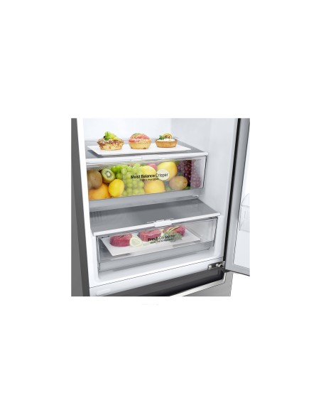 LG GBB61PZGFN frigorifero con congelatore Libera installazione 341 L D Acciaio inossidabile
