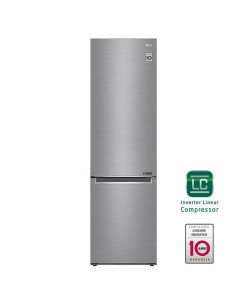 LG GBB62PZGFN frigorifero con congelatore Libera installazione 384 L D Acciaio inossidabile