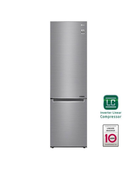 LG GBB62PZGFN frigorifero con congelatore Libera installazione 384 L D Acciaio inossidabile