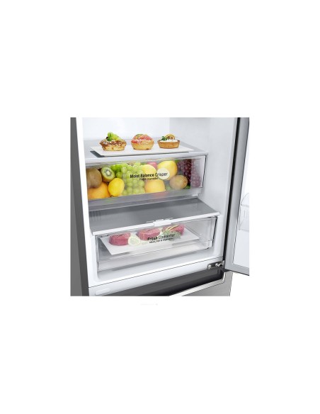 LG GBB62PZGFN frigorifero con congelatore Libera installazione 384 L D Acciaio inossidabile