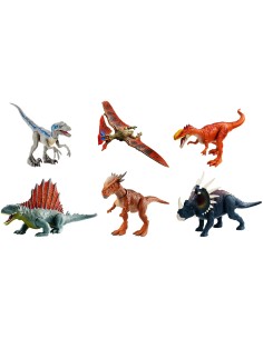 Mattel Jurassic World Dinosauri Colpo Selvaggio, con articolazioni snodate, Assortimento, GCR54