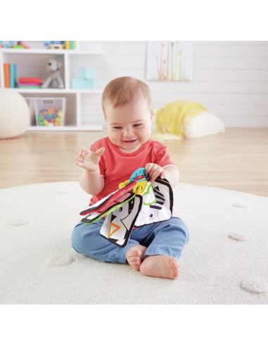 Fisher-Price Soffici Carte Gira&Impara, con 10 lati da esplorare, GFX90