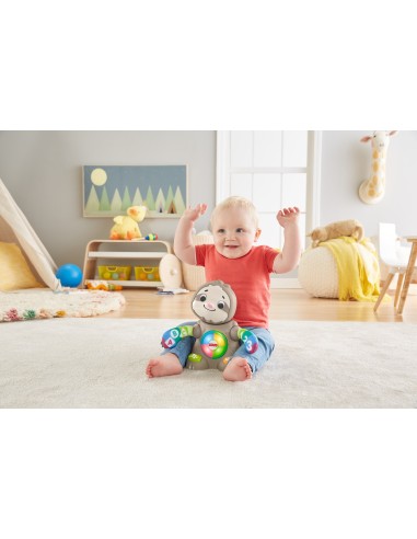 Fisher-Price Parlamici Baby Bradipo, Giocattolo Educativo con Luci, Suoni e Musica, dai 9+ Mesi, GHY90