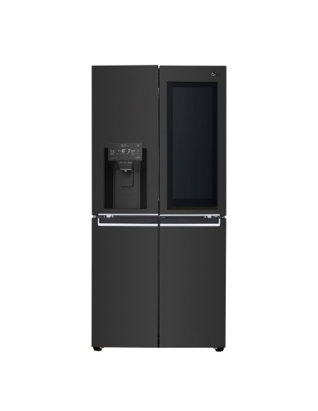 LG InstaView GMX844MCKV frigorifero side-by-side Libera installazione 423 L F Nero
