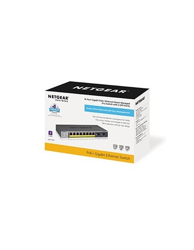 NETGEAR GS110TP Gestito L2 L3 L4 Gigabit Ethernet (10 100 1000) Supporto Power over Ethernet (PoE) Grigio