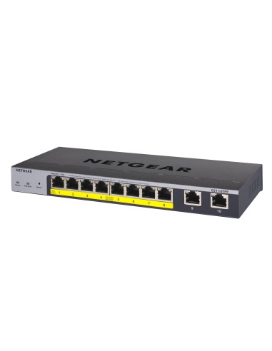 NETGEAR GS110TPP Gestito L2 L3 L4 Gigabit Ethernet (10 100 1000) Supporto Power over Ethernet (PoE) Grigio
