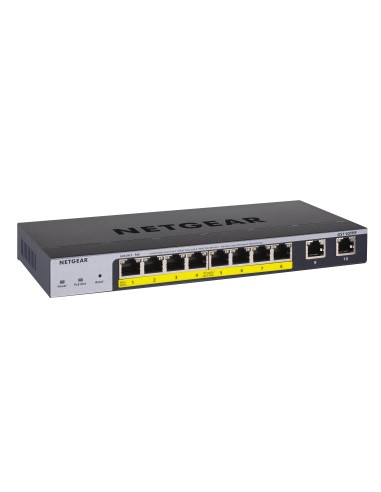 NETGEAR GS110TPP Gestito L2 L3 L4 Gigabit Ethernet (10 100 1000) Supporto Power over Ethernet (PoE) Grigio