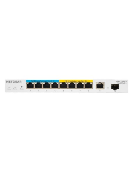 NETGEAR GS110TUP Gestito L2 L3 Gigabit Ethernet (10 100 1000) Supporto Power over Ethernet (PoE) Bianco