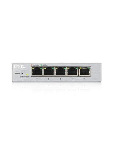 Zyxel GS1200-5 Gestito Gigabit Ethernet (10 100 1000) Argento