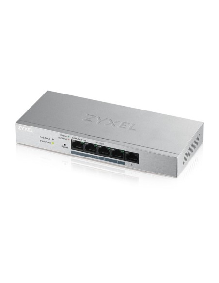 Zyxel GS1200-5HP v2 Gestito Gigabit Ethernet (10 100 1000) Supporto Power over Ethernet (PoE) Grigio