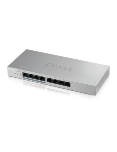 Zyxel GS1200-8HP v2 Gestito Gigabit Ethernet (10 100 1000) Supporto Power over Ethernet (PoE) Grigio