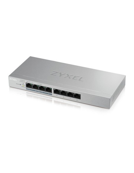 Zyxel GS1200-8HP v2 Gestito Gigabit Ethernet (10 100 1000) Supporto Power over Ethernet (PoE) Grigio